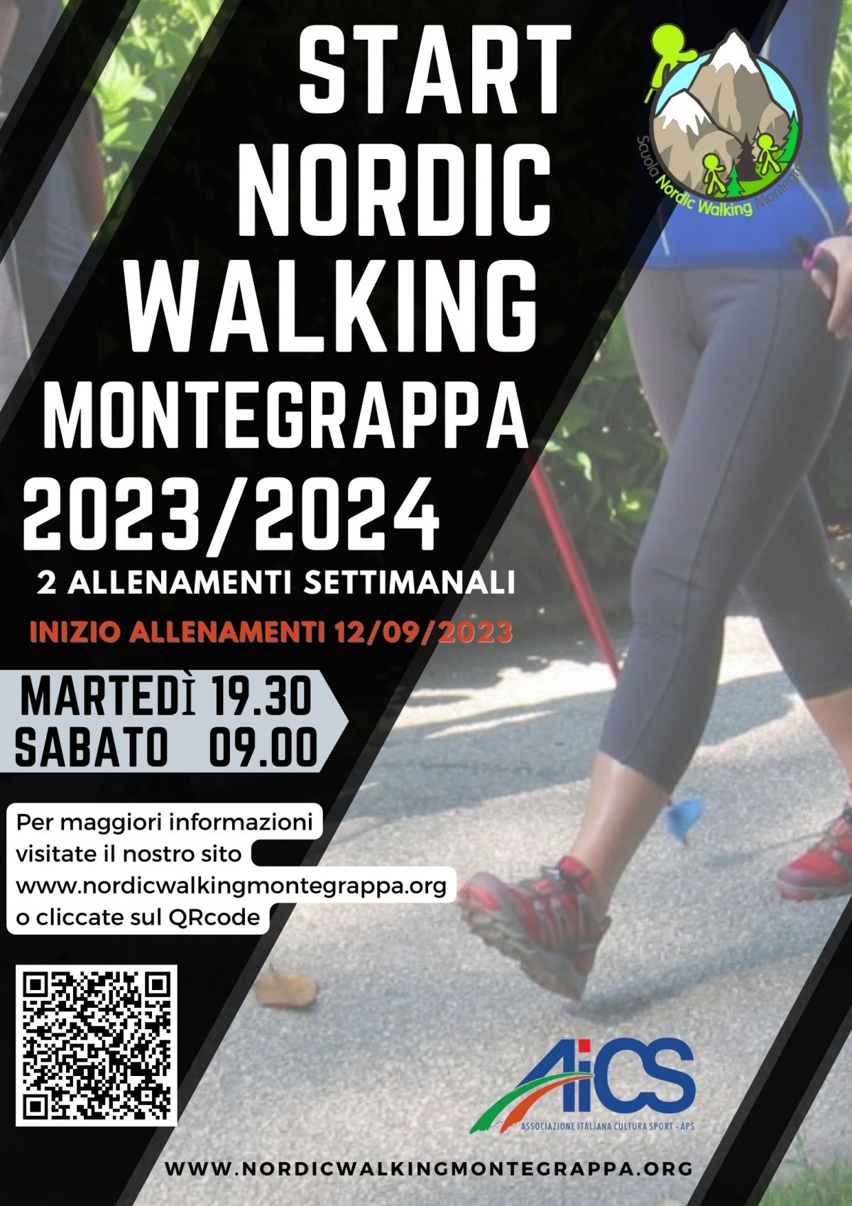 NORDIC walking montegrappa
