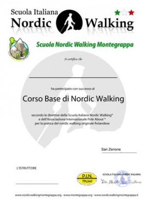 Diploma base Nordic Walking